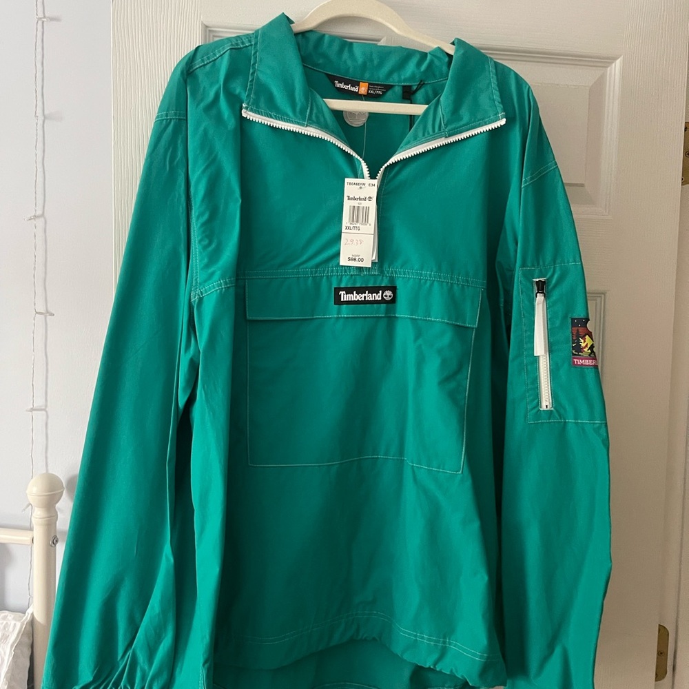 Timberland Green Half-Zip Jacket